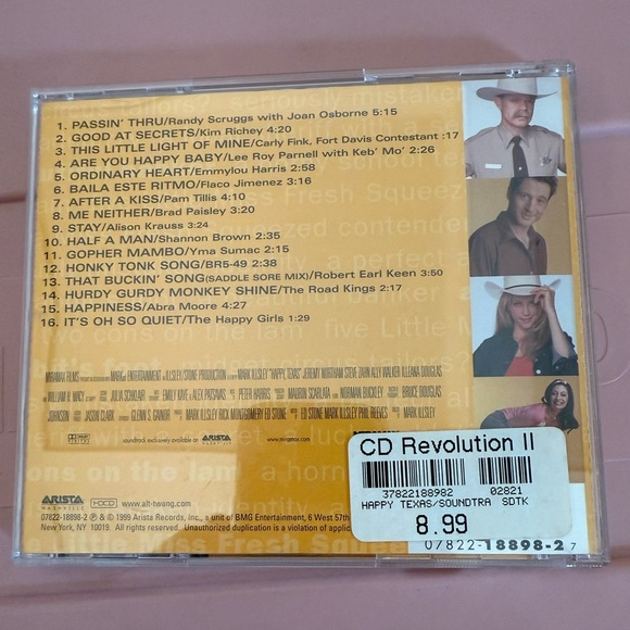 Happy Texas | Music from the Motion Picture | Vintage CD - Picture 3 of 3